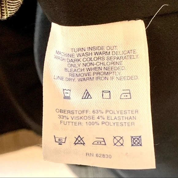 LANDS’ END Single Breasted Plaid Blazer—SZ. 4 - Picture 11 of 14